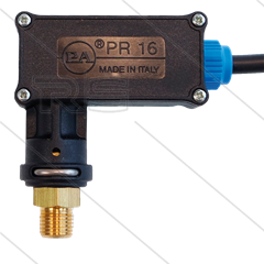 PR16 - Druckschalter - 1/4&quot; AG - Einschaltdruck 15 Bar - max 250 Bar - (Blaue markierung)