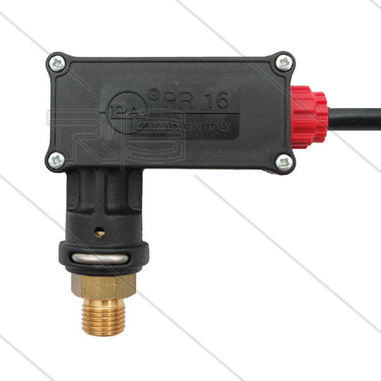 PR16 - Druckschalter - 1/4" AG - Einschaltdruck 25 Bar - max 350 Bar - (Rote markierung)