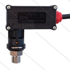 PR16 - Druckschalter - Edelstahl 1/4&quot; AG - Einschaltdruck 25 Bar - max 250 Bar - (rote markierung)