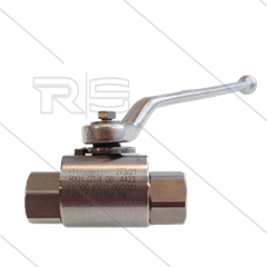 Kugelhahn 1/4&quot; - Edelstahl 316 - 500 Bar - 2 x 1/4&quot; IG