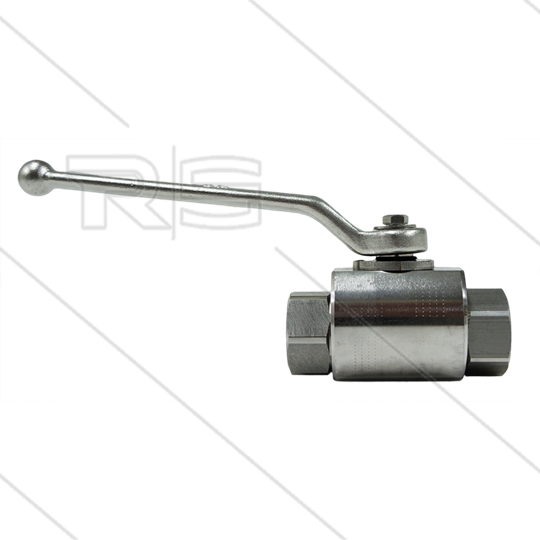 Kugelhahn 3/8&quot; - Edelstahl 316 - 500 Bar - 2 x 3/8&quot; IG