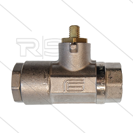 Kugelhahn 1/2&quot; - 210 Bar - für pneumatischer Kugelhahn 279902 - 2 x 1/2&quot; IG