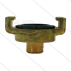 Schnellkupplung - Messing - Geka - 3/8&quot; AG