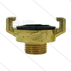 Schnellkupplung - Messing - Geka - 1/2&quot; AG