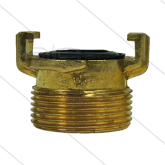 Schnellkupplung - Messing - Geka - 1 1/2&quot; AG