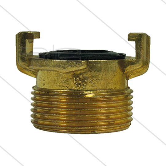 Schnellkupplung - Messing - Geka - 1 1/2&quot; AG