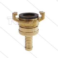 Saugkupplung - Messing - Geka - Ø13mm - 1/2&quot; Schlauchtülle