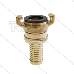 Saugkupplung - Messing - Geka - Ø19mm - 3/4&quot; Schlauchtülle
