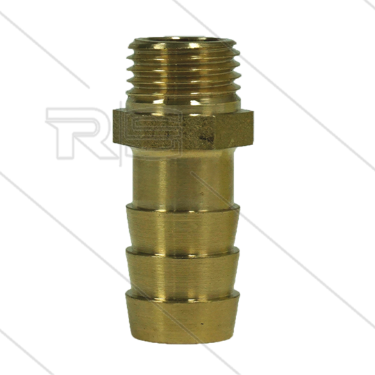 Schlauchtülle - Messing - Ø13mm - 1/4&quot; AG
