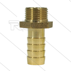 Schlauchtülle - Messing - Ø13mm - 3/8&quot; AG