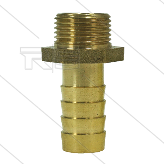 Schlauchtülle - Messing - Ø10mm - 1/2&quot; AG