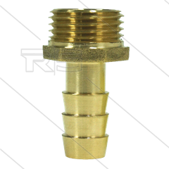 Schlauchtülle - Messing - Ø13mm - 1/2&quot; AG