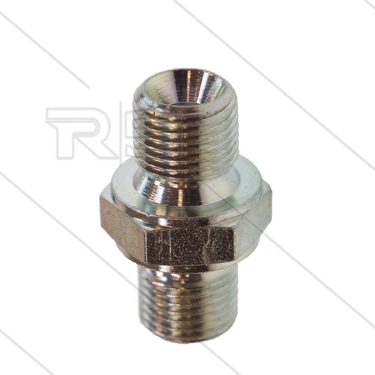 Doppelnippel - Stahl - 2 x 1/8&quot; AG - BSP