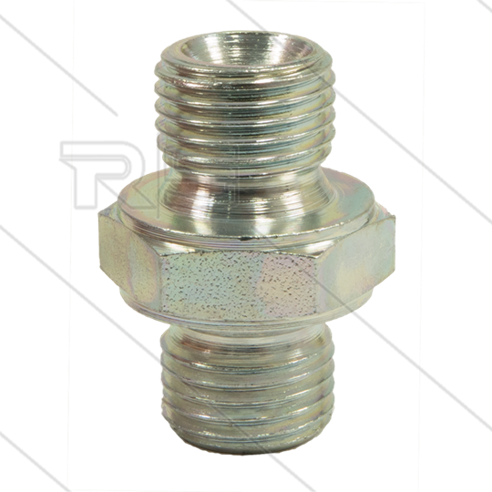 Doppelnippel - Stahl - 2 x 3/8&quot; AG - BSP