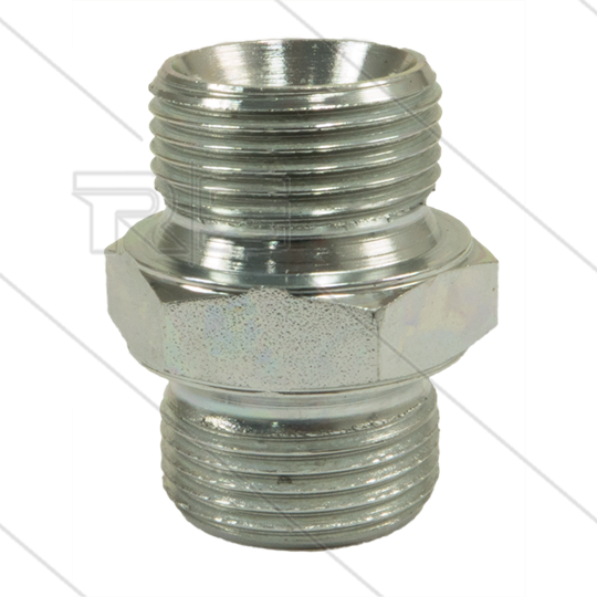Reduziernippel - Stahl - 1/4&quot; AG x 1/8&quot; AG - BSP