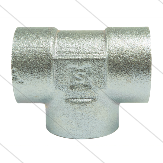T-Stück Stahl - 3 x 1/4&quot; IG - BSP