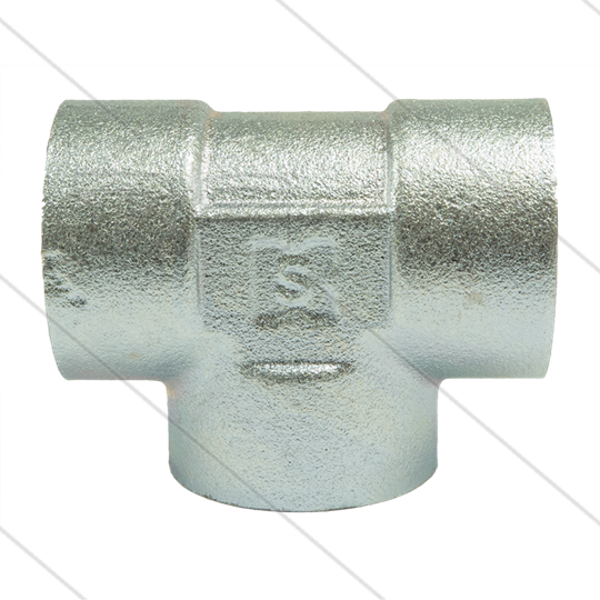 T-Stück Stahl - 3 x 1&quot; IG - BSP