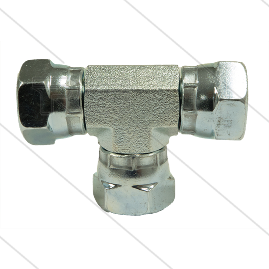 T-Stück Stahl - 3 x 1/2&quot; DKR - BSP