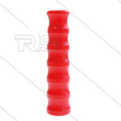 Knickschutz 3/8&quot; - rot - Gummi gewellt - Innen Ø20,5mm