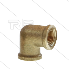 Winkel - Messing (ND) - 2 x 3/8&quot; IG
