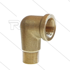 Winkel - Messing (ND) - 3/8&quot; IG x 3/8&quot; AG