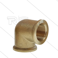Winkel - Messing (ND) - 2 x 1/2&quot; IG