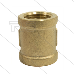 Muffe - Messing - 2 x 1/4&quot; IG