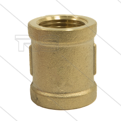 Muffe - Messing - 2 x 3/4&quot; IG