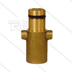 Bajonetnippel 1/4&quot; IG - Messing - passend zu KEW Pro