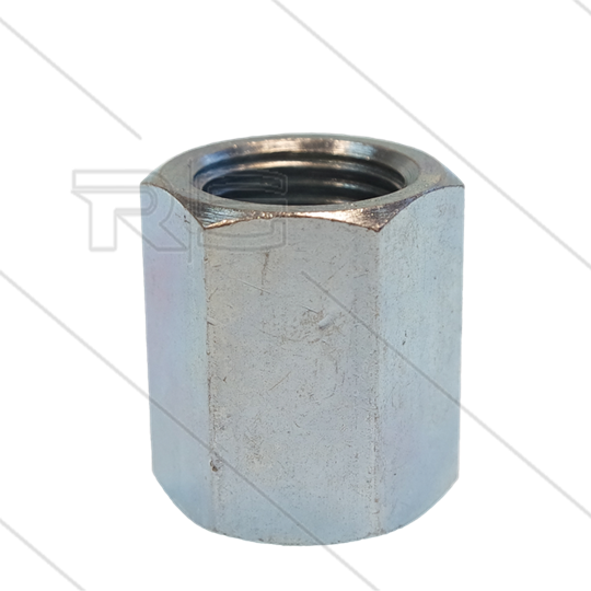 Muffe 2 x 1/2&quot; IG - mit Sechskant