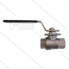 Kugelhahn 3/8&quot; - Edelstahl 316 - 100 Bar - 2 x 3/8&quot; IG