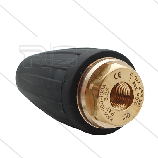 TN255 Rotordüse 0.100 - 1/4&quot; IG - 255 Bar - Ausführung ohne Feder
