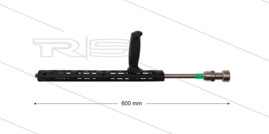 RP72 Schaumlanze - L=60cm - Düse 2,0 - 1/4&quot; AG - grüne Markierung - (< 15 l/min)
