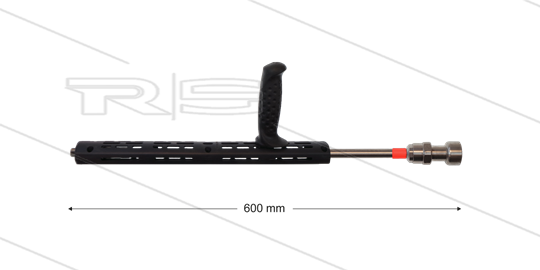 RP72 Schaumlanze - L=60cm - Düse 3,2 - 1/4&quot; AG - roten Markierung - (> 26 l/min)