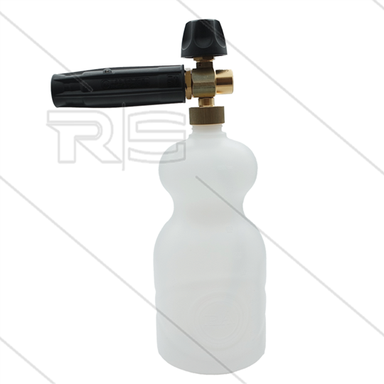LS3-2 - Schaumlanze mit Flasche 1Ltr - Düse 1,25mm - 60 bis 160 Bar - 5,5 bis 9 l/min - 1/4" IG