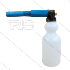 LS10 - Schaumlanze - blau mit Flasche 2 Ltr - Düse 1,5mm - 60 bis 200 Bar - 9 bis 15 l/min - 1/4&quot;IG