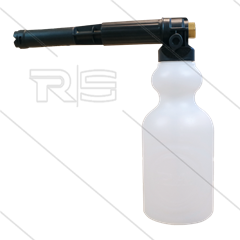 LS12 - Schaumlanze - schwarz mit Flasche 2 Ltr - Düse 2,1mm - 90 bis 200 Bar - 20 bis 30 l/min