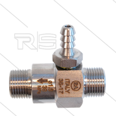 Chemieinjektor - Edelstahl - Ø1.5mm (065) - 350 Bar - 30 l/min - max 90°C - 2 x 3/8&quot; AG