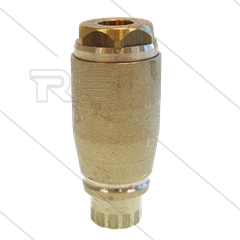 TN255 Rotordüse 0.020 - 1/4&quot; IG - 255 Bar - für stationären Einbau senkrecht - ohne Gummischutz