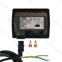 Zündtrafo FIDA Compact 8/10-100-400 - mit Kabel - Primair: 400V / 0,3A - Secundair: 2 x 4kV / 10mA