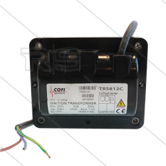 Zündtrafo COFI - TRS812C - Primair: 230V / 0,5A - Secundair: 2 x 4kV / 12mA - ED 100%