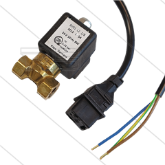 Ölmagnetventil - Rapa - BV01L2 - M13 - 2 x 1/8&quot; IG - 24V AC - 8W - 0 t/m 24 Bar