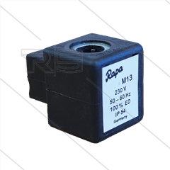 Spule für Magnetventil - Rapa - M13 - 230V - zusätzliche Kabel 260168