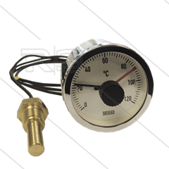 Thermostat einstellbar - SC15 - 0 bis120°C - kapillair L=1500mm - Fühler 3/8&quot; AG - 250V - 5A