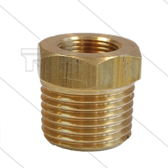 Thermostat Adapter - Messing - 1/2&quot; AG BSPT x M14x1 IG - für 260320