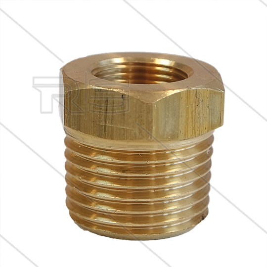 Thermostat Adapter - Messing - 1/2&quot; AG BSPT x M14x1 IG - für 260320