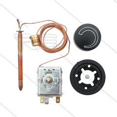 Thermostat - IMIT TR2 0336 - 0 bis 120°C - 200 Bar - Capillair L=1500mm - M14x1 AG - Fühler 7x95mm - 250V - 16(4)A