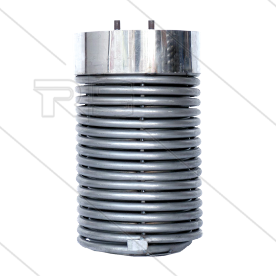 Heizschlange - TEHA - Stahl -  BR1000(G) - 300 Bar - 3/8&quot; AG - öl- und gasbeheizt - H: 685mm - Ø282m