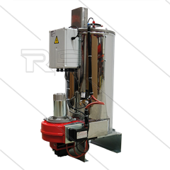 Brennerkammer - Tecno.mec - 13 bis 15 l/min - 200 Bar - 12V - 64 kW - mit Flammüberwachung