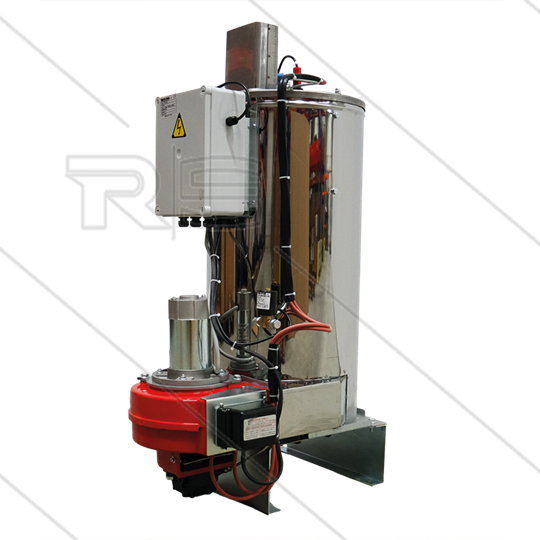 Brennerkammer - Tecno.mec - 13 bis 15 l/min - 200 Bar - 12V - 64 kW - mit Flammüberwachung
